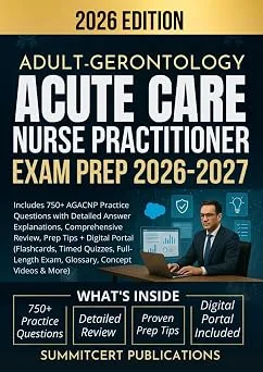 AGACNP exam prep book cover