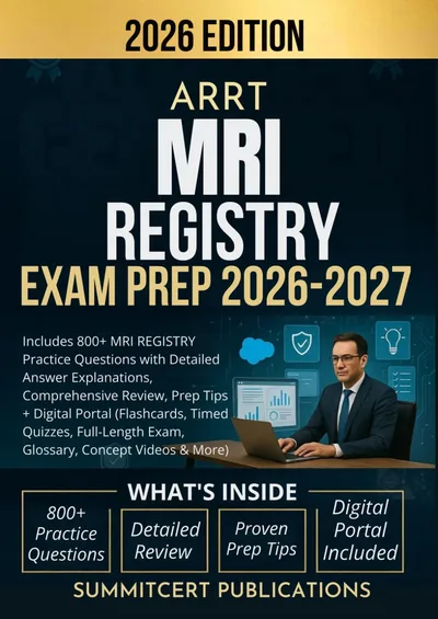 ARRT MRI exam prep book cover