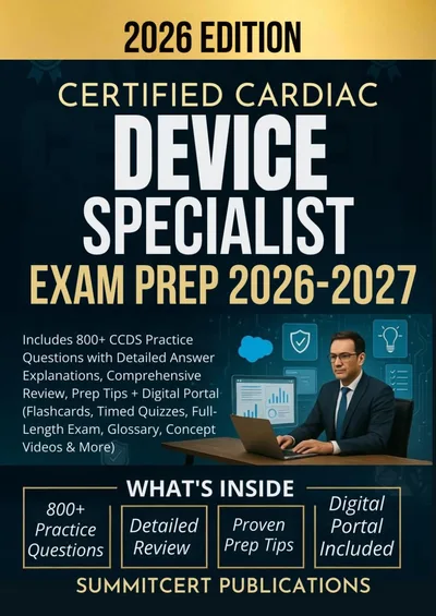 CCDS Cardiac exam prep book cover
