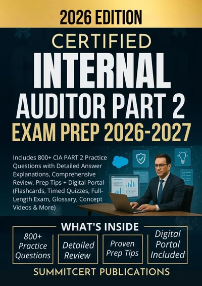 CIA Part 2 exam prep book cover