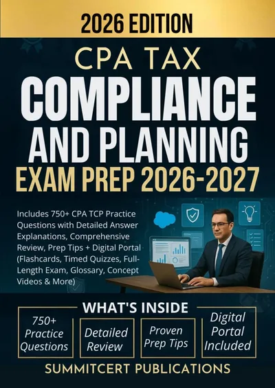 CPA TCP exam prep book cover
