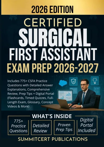 CSFA exam prep book cover
