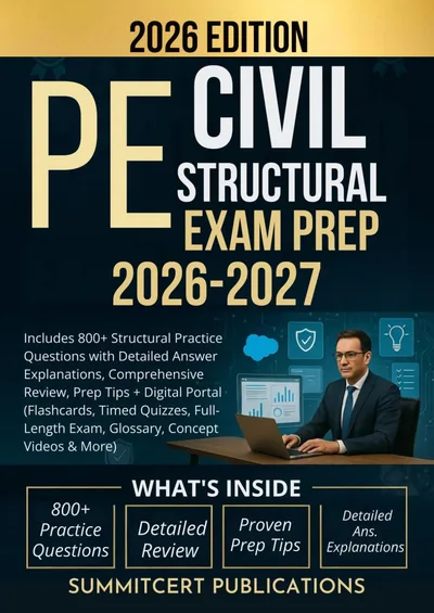 PE Civil: Structural exam prep book cover