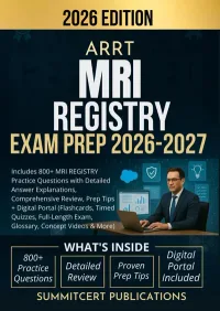 ARRT MRI exam prep book cover