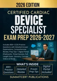 CCDS Cardiac exam prep book cover
