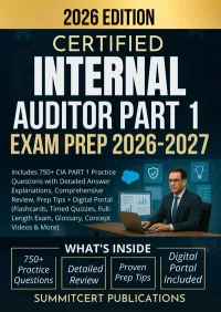 CIA Part 1 exam prep book cover