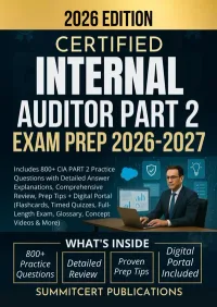 CIA Part 2 exam prep book cover