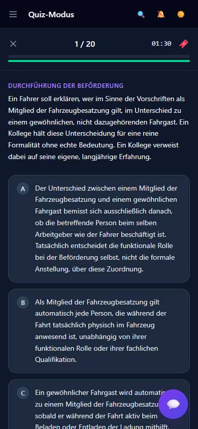 Quiz-Modus