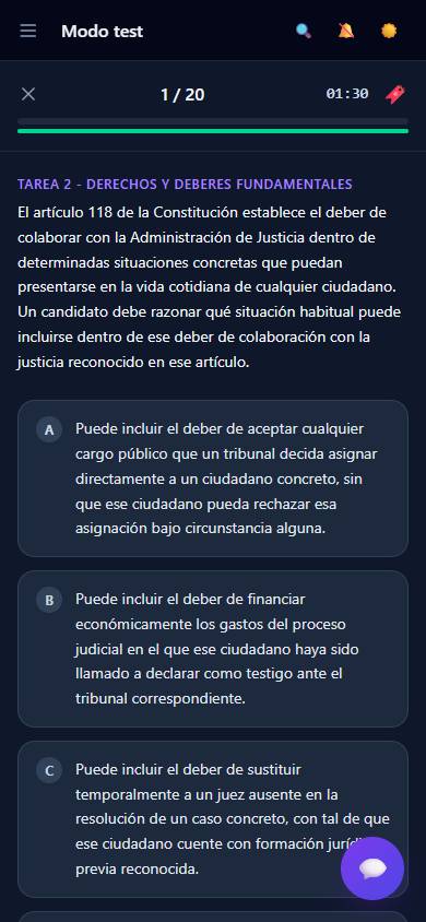 Modo cuestionario