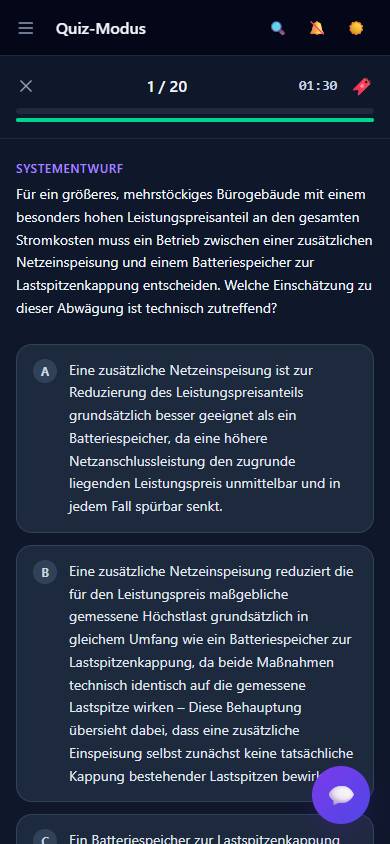 Quiz-Modus