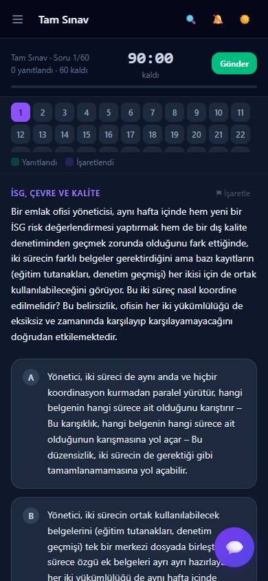 Tam Deneme Sınavı