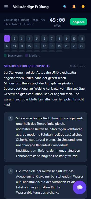 Vollständige Probeprüfung