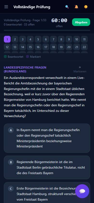 Vollständige Probeprüfung